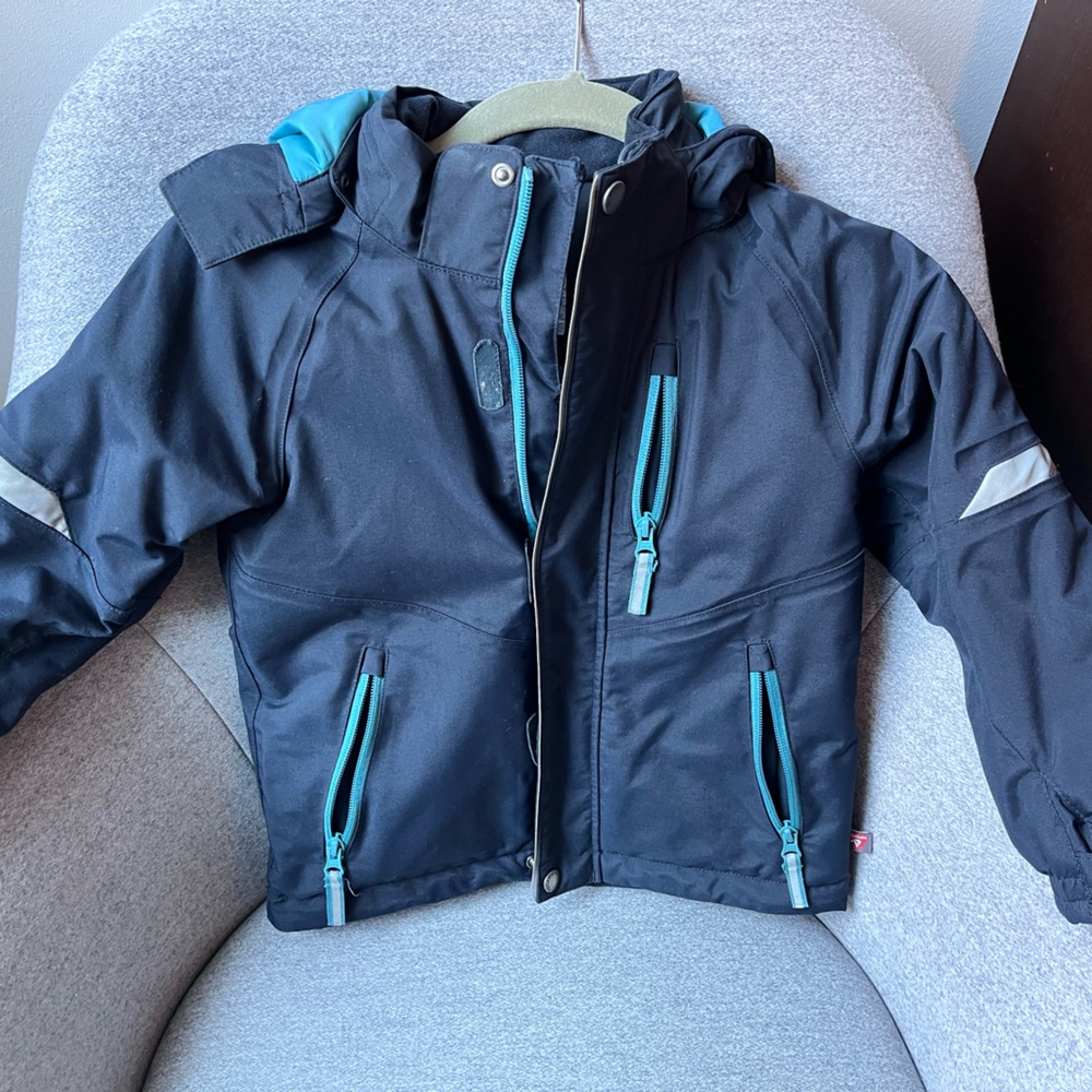 Polarn O Pryet Blue Weathproof Winter Jacket